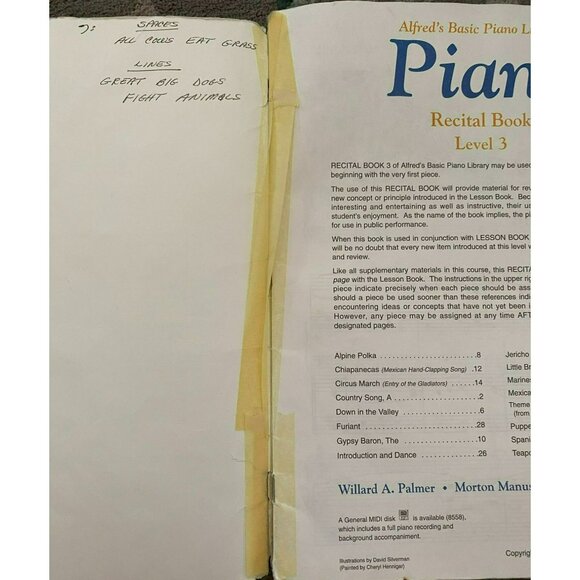 Alfreds Basic Piano Library Recital Book Level 3 By Palmer Manus & Lethco - Picture 3 of 5
